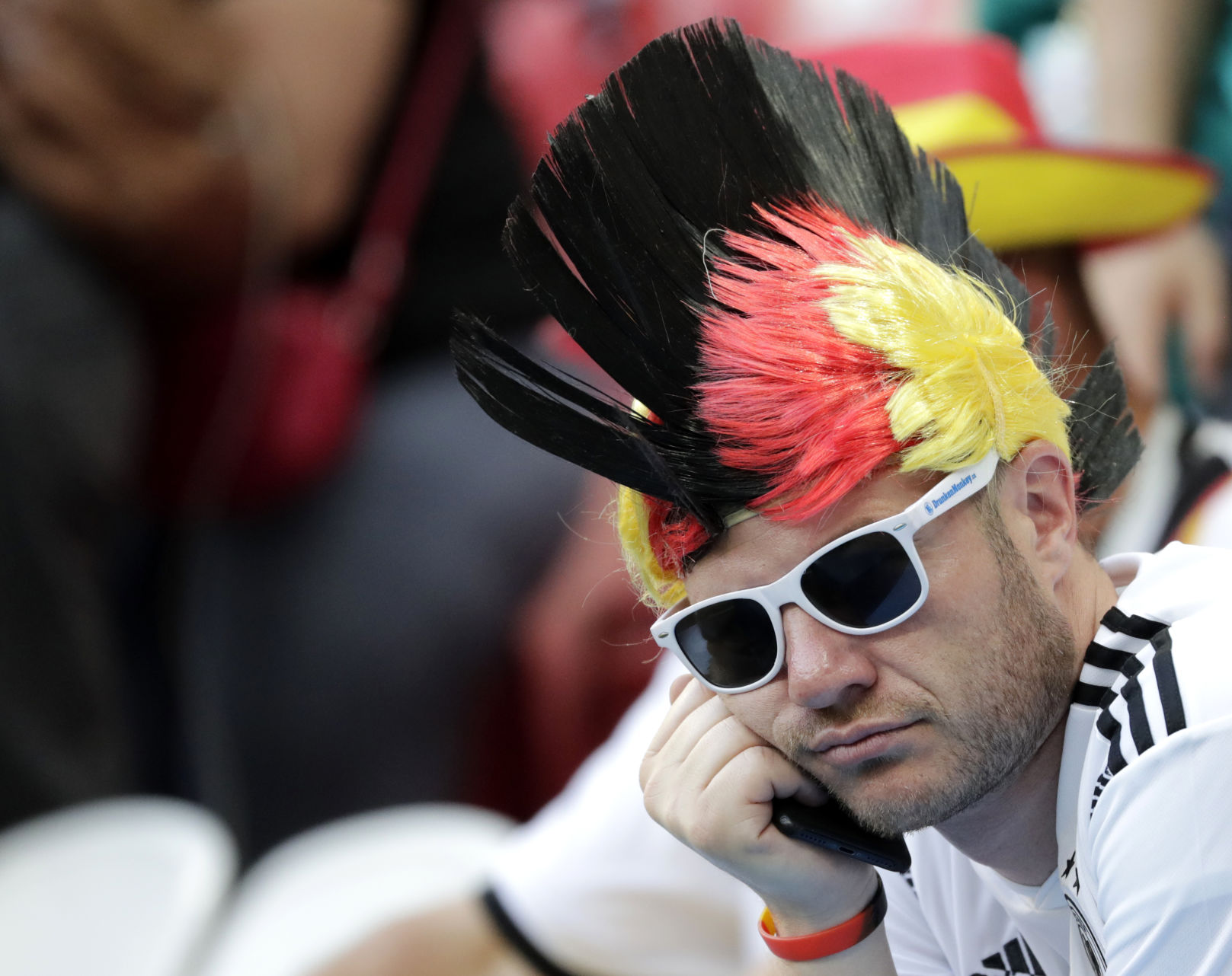 Unhappy German fan